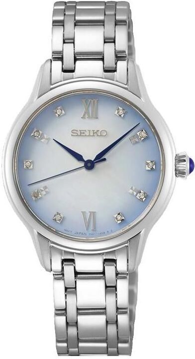Seiko Orologio da polso, Quarzo 140° Anniversario Edizione Limitata, Argento, (Orologio da polso analogico, 29 mm) 1 Seiko Orologio da polso, Quarzo 140° Anniversario Edizione Limitata, Argento, (Orologio da polso analogico, 29 mm)