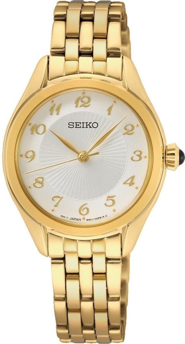 Seiko Orologio da polso, quarzo, Oro, (Orologio da polso analogico, 29 mm) 1 Seiko Orologio da polso, quarzo, Oro, (Orologio da polso analogico, 29 mm)