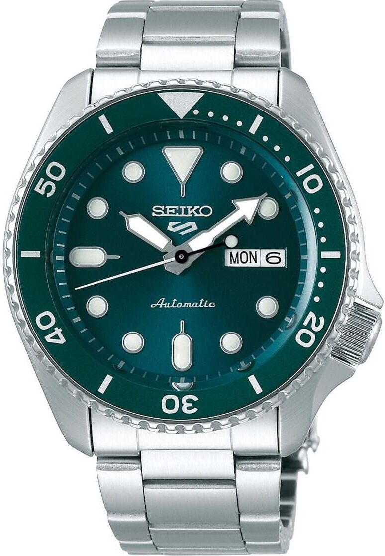 Seiko Orologio da polso, 5 Sport, Argento, (Orologio da polso analogico, 43 mm) 1 Seiko Orologio da polso, 5 Sport, Argento, (Orologio da polso analogico, 43 mm)