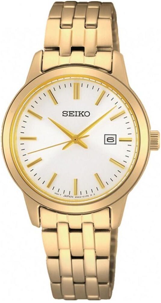 Seiko Orologio da polso, quarzo, Oro, (Orologio da polso analogico, 30 mm) 1 Seiko Orologio da polso, quarzo, Oro, (Orologio da polso analogico, 30 mm)