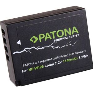 Patona Batteria della fotocamera digitale Premium NP-W126 (Batteria della fotocamera), Alimentatore fotocamera, Nero Patona Batteria della fotocamera digitale Premium NP-W126 (Batteria della fotocamera), Alimentatore fotocamera, Nero