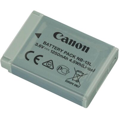 Canon Nb-13l (Batteria della fotocamera), Alimentatore fotocamera, Bianco, Grigio Canon Nb-13l (Batteria della fotocamera), Alimentatore fotocamera, Bianco, Grigio