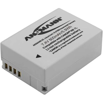 Ansmann Batteria Canon NB-7L (Batteria della fotocamera), Alimentatore fotocamera, Grigio Ansmann Batteria Canon NB-7L (Batteria della fotocamera), Alimentatore fotocamera, Grigio