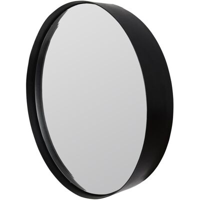 Specchio da parete White Label Living Raj - Acciaio, Nero, 75cm Specchio da parete White Label Living Raj - Acciaio, Nero, 75cm