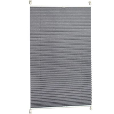 Relaxdays, Tenda a rullo, Tende Plissettate Grigie (100 x 130 cm) Relaxdays, Tenda a rullo, Tende Plissettate Grigie (100 x 130 cm)
