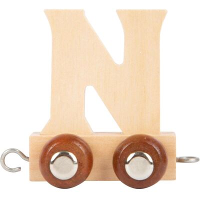small foot, Letterine in legno e stoffa, Lettera N small foot, Letterine in legno e stoffa, Lettera N