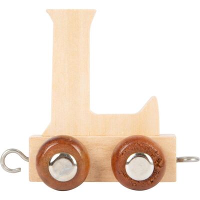 small foot, Letterine in legno e stoffa, Lettera L small foot, Letterine in legno e stoffa, Lettera L