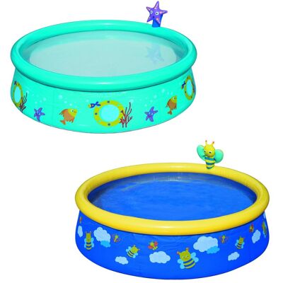 Bestway La mia prima piscina a spruzzo Fast Set Bestway La mia prima piscina a spruzzo Fast Set