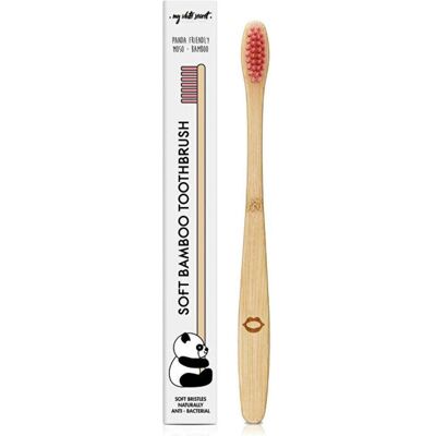 My White Secret, Spazzolino manuale, Spazzolino da denti di bambù (Morbido, 1x) My White Secret, Spazzolino manuale, Spazzolino da denti di bambù (Morbido, 1x)