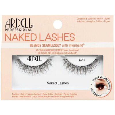 Falsi ciglia Ardell Naked Lashes 420 - Invisiband naturale Falsi ciglia Ardell Naked Lashes 420 - Invisiband naturale