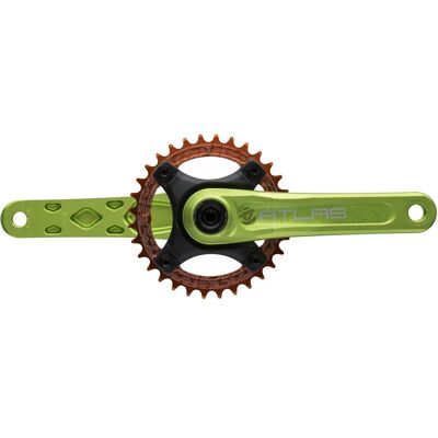 Race Face Atlas 30mm Guarnitura - Verde - Manovelle Race Face Atlas 30mm Guarnitura - Verde - Manovelle