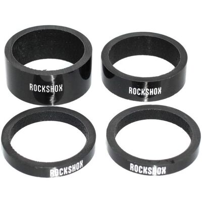 Set Distanziatori Sterzo RockShox - Carbonio - Varie Misure Set Distanziatori Sterzo RockShox - Carbonio - Varie Misure