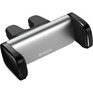 Baseus Presa d'aria per auto con cannone in acciaio, Supporto per smartphone, Argento Baseus Presa d'aria per auto con cannone in acciaio, Supporto per smartphone, Argento