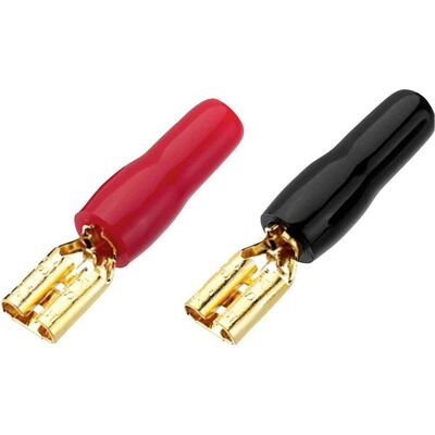 Connettori piatti MONACOR MFC-2048 - 4,8mm, Rosso, Nero - Connettori elettrici Connettori piatti MONACOR MFC-2048 - 4,8mm, Rosso, Nero - Connettori elettrici