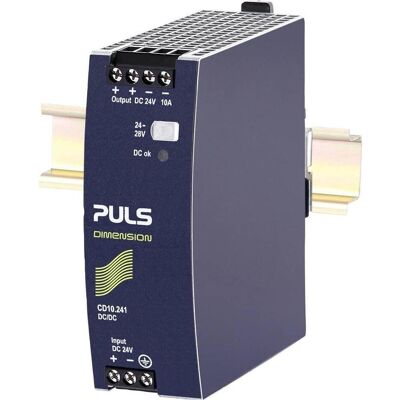 Convertitore DC/DC PULS 240W - 24V, 10A, Rail DIN Convertitore DC/DC PULS 240W - 24V, 10A, Rail DIN