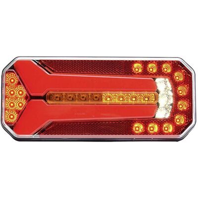 Fanale posteriore per rimorchio - LED multicolore, montaggio a sinistra/destra, plastica resistente UV Fanale posteriore per rimorchio - LED multicolore, montaggio a sinistra/destra, plastica resistente UV