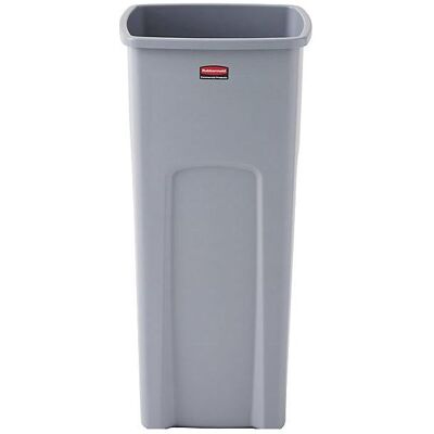 Rubbermaid Raccoglitori di rifiuti riciclabili in plastica, Pattumiera, Grigio Rubbermaid Raccoglitori di rifiuti riciclabili in plastica, Pattumiera, Grigio