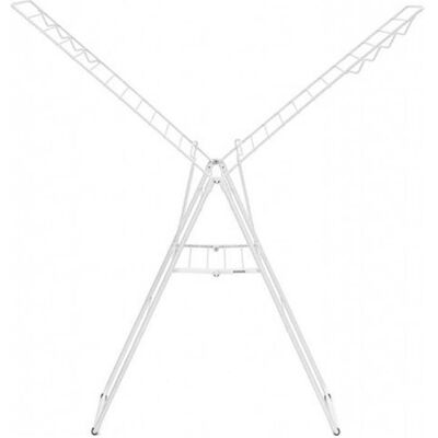 Brabantia Asciugatrice a pavimento HangOn 25 m, Stendibiancheria, Bianco Brabantia Asciugatrice a pavimento HangOn 25 m, Stendibiancheria, Bianco