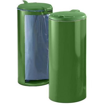 VAR Raccoglitore di rifiuti in lamiera per sacco da 120 l, Pattumiera, Verde VAR Raccoglitore di rifiuti in lamiera per sacco da 120 l, Pattumiera, Verde