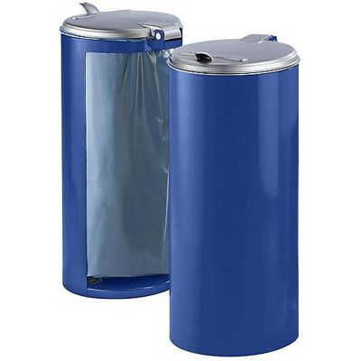 VAR - Lamiera d'acciaio 120L - Frontale coperta - Blu - Contenitore rifiuti VAR - Lamiera d'acciaio 120L - Frontale coperta - Blu - Contenitore rifiuti