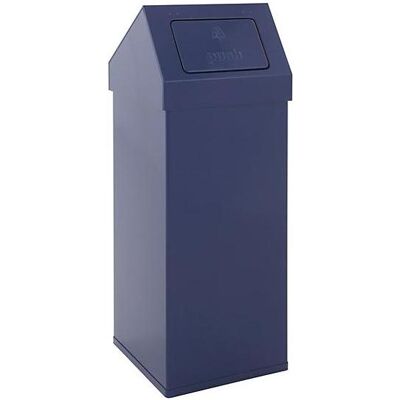 kaiserkraft Cestino per il riciclaggio con coperchio a pressione, Pattumiera, Blu kaiserkraft Cestino per il riciclaggio con coperchio a pressione, Pattumiera, Blu