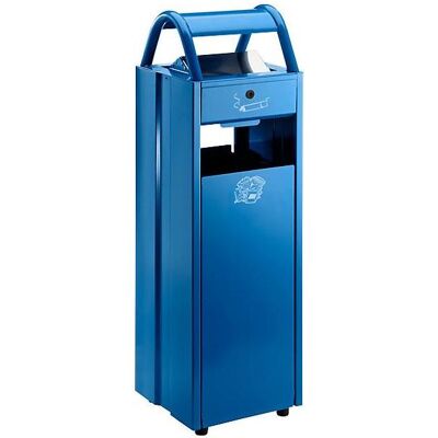 kaiserkraft Cestino dei rifiuti con posacenere e parapioggia, Pattumiera, Blu kaiserkraft Cestino dei rifiuti con posacenere e parapioggia, Pattumiera, Blu