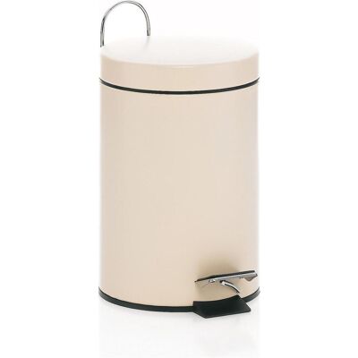 Kela Monaco, Pattumiera, Beige, Nero, Argento Kela Monaco, Pattumiera, Beige, Nero, Argento