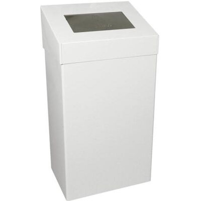 Kaiserkraft Bidone dei rifiuti in alluminio bianco 18L - Bidone Kaiserkraft Bidone dei rifiuti in alluminio bianco 18L - Bidone