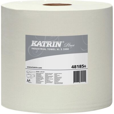 Rotoli di pulizia riciclati Katrin - 2 rotoli, 1000 fogli ciascuno Rotoli di pulizia riciclati Katrin - 2 rotoli, 1000 fogli ciascuno