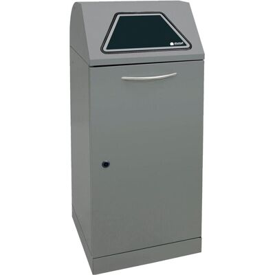 kaiserkraft Sistema di raccolta dei rifiuti riciclabili, sportello per la raccolta manuale, Pattumiera, Grigio kaiserkraft Sistema di raccolta dei rifiuti riciclabili, sportello per la raccolta manuale, Pattumiera, Grigio
