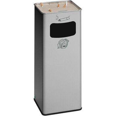 VAR posacenere combinato, Pattumiera, Argento VAR posacenere combinato, Pattumiera, Argento