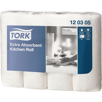 TORK Asciugamani di carta bianchi - 4 rotoli TORK Asciugamani di carta bianchi - 4 rotoli