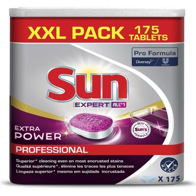 Sun Professionale All in 1 Extra Power, Detersivo lavastoviglie Sun Professionale All in 1 Extra Power, Detersivo lavastoviglie