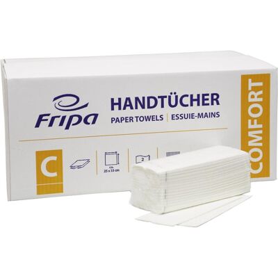 Fripa Asciugamani di carta bianchi 2 veli - Igiene Fripa Asciugamani di carta bianchi 2 veli - Igiene