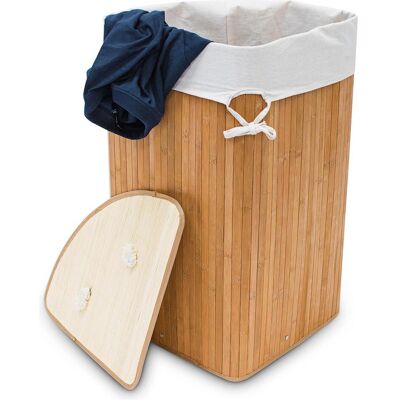 Relaxdays, Portabiancheria, Cesto portabiancheria angolare (60 l) Relaxdays, Portabiancheria, Cesto portabiancheria angolare (60 l)