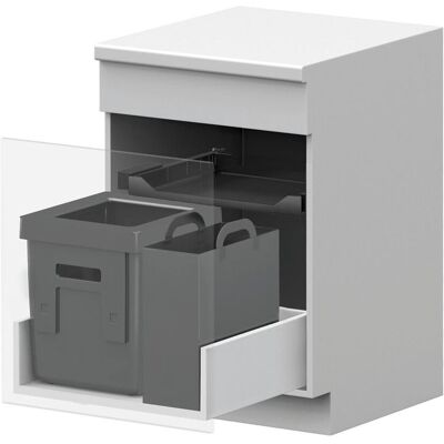 Peka Metall - Oeko Universal Bag 40 - Grigio - Bidone Peka Metall - Oeko Universal Bag 40 - Grigio - Bidone