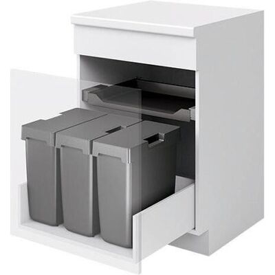Peka Metall Sistema di scarico universale Oeko, Pattumiera, Grigio Peka Metall Sistema di scarico universale Oeko, Pattumiera, Grigio