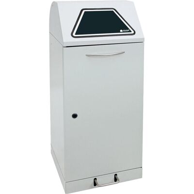 Stumpf Sistema Collettore riciclabile, azionato a pedale, Pattumiera, Grigio Stumpf Sistema Collettore riciclabile, azionato a pedale, Pattumiera, Grigio