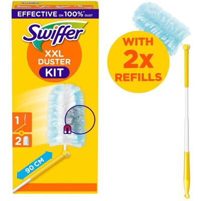 Swiffer Magnete per polveri, Utensili pulizia, Blu, Giallo, Bianco Swiffer Magnete per polveri, Utensili pulizia, Blu, Giallo, Bianco