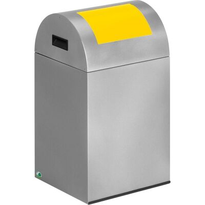 VAR Contenitori per la raccolta differenziata autoestinguenti, capacità 43 l, largh., Pattumiera, Argento VAR Contenitori per la raccolta differenziata autoestinguenti, capacità 43 l, largh., Pattumiera, Argento