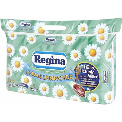 Carta igienica alla camomilla Regina - 3 Strati Carta igienica alla camomilla Regina - 3 Strati