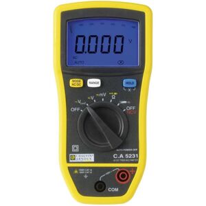 Chauvin Arnoux, Multimetro, Multimetro manuale C.A 5231 Calib (CAT III, CAT IV 600V, Multimetro portatile) Chauvin Arnoux, Multimetro, Multimetro manuale C.A 5231 Calib (CAT III, CAT IV 600V, Multimetro portatile)