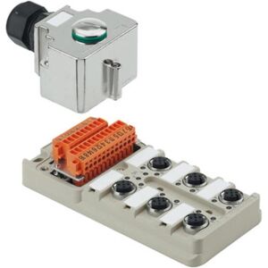 Weidmüller SAI-6-MH-5P Distributore passivo per sensori/attuatori - Sensore/Attuatore, Metallico, M12, Uscita M20 Weidmüller SAI-6-MH-5P Distributore passivo per sensori/attuatori - Sensore/Attuatore, Metallico, M12, Uscita M20