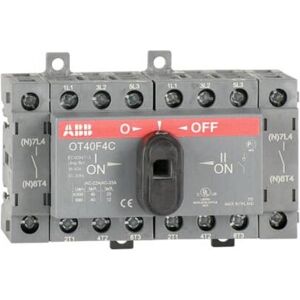 ABB OT40F4C, Pulsante + Interruttore, Nero, Grigio ABB OT40F4C, Pulsante + Interruttore, Nero, Grigio