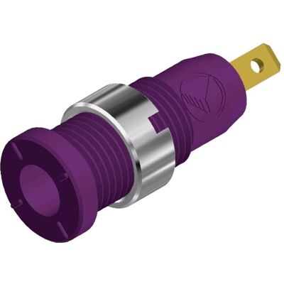 SKS Hirschmann MSEB 2610 F 2,8 Au Violet - Presa di sicurezza da laboratorio SKS Hirschmann MSEB 2610 F 2,8 Au Violet - Presa di sicurezza da laboratorio