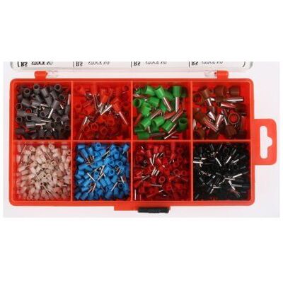 Kit di terminali a crimpare RS PRO - Codifica colore francese Kit di terminali a crimpare RS PRO - Codifica colore francese