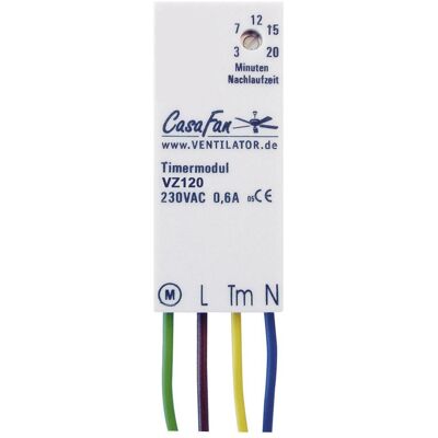 CasaFan VZ 120 Unità di controllo - Modulo timer per ventilatori CasaFan VZ 120 Unità di controllo - Modulo timer per ventilatori