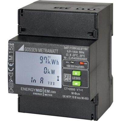 Gossen Metrawatt U2387-V012 - Contatore trifase - MID Gossen Metrawatt U2387-V012 - Contatore trifase - MID