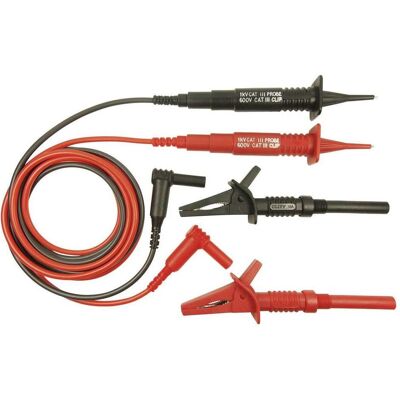 Cliff - CIH3007 - Spina 4 mm - kit puntali di sicurezza Cliff - CIH3007 - Spina 4 mm - kit puntali di sicurezza