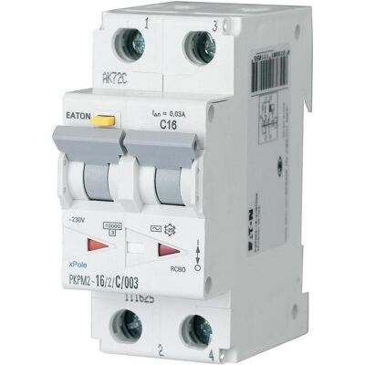 Eaton 16A 2P RCD Tipo C - Interruttore differenziale Eaton 16A 2P RCD Tipo C - Interruttore differenziale